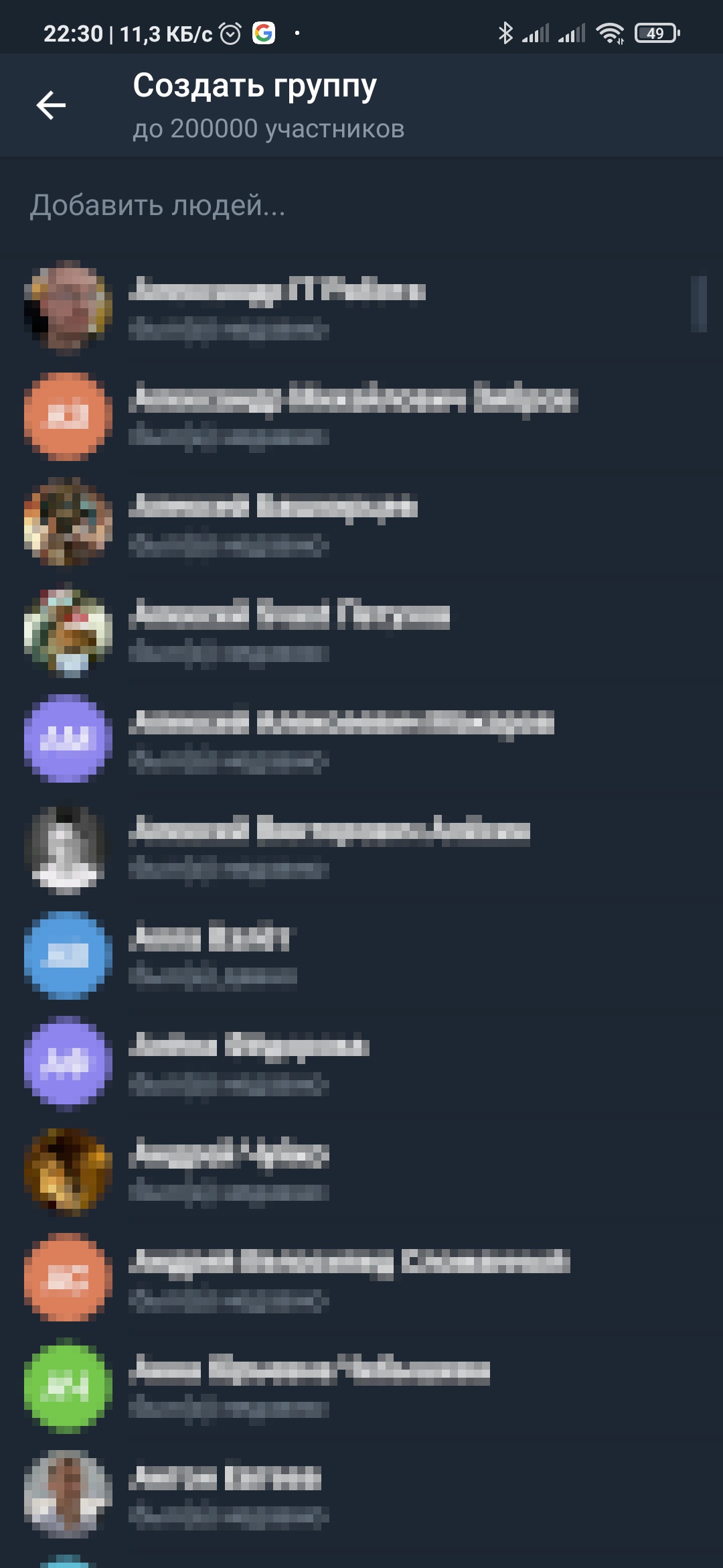 tg create group people